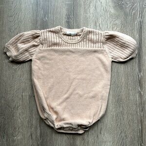 Quincy Mae Pointelle Knit Romper